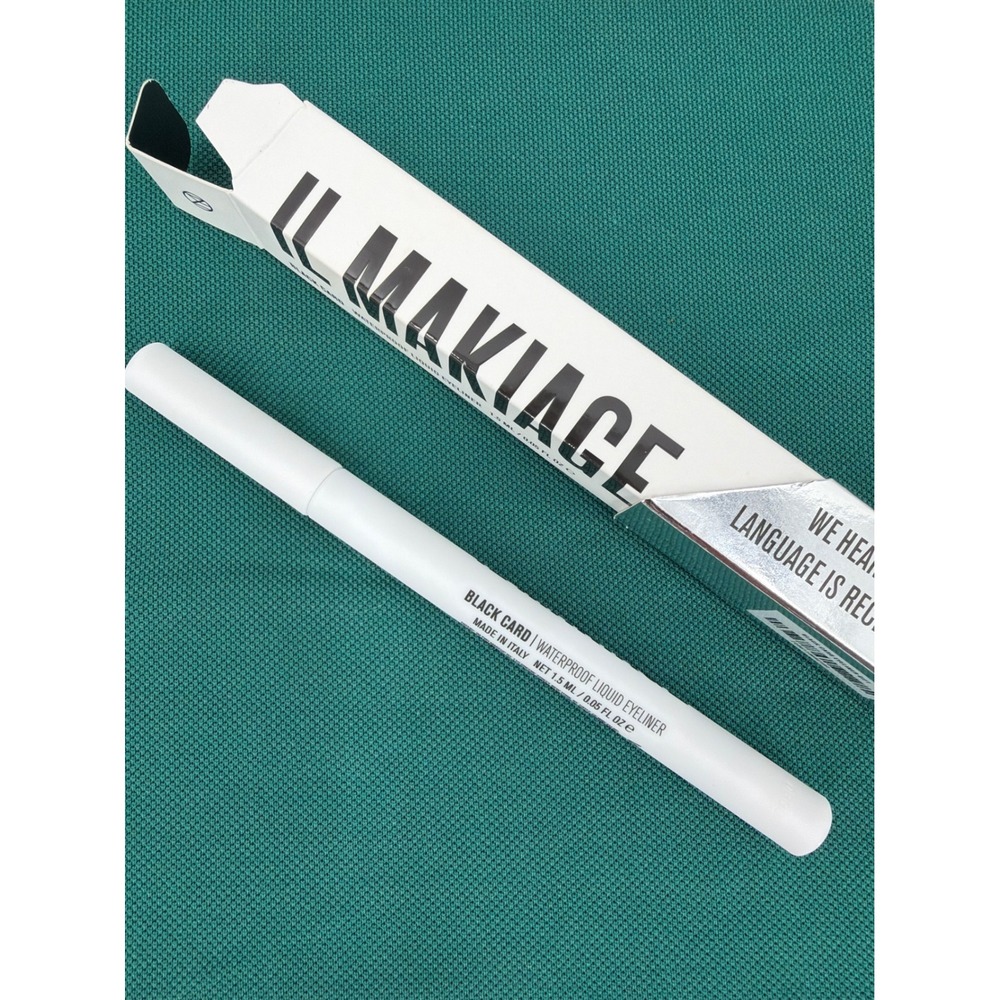 IL MAKIAGE Black Card Waterproof Liquid Eyeliner 1.5ml Black Made in Italy‎